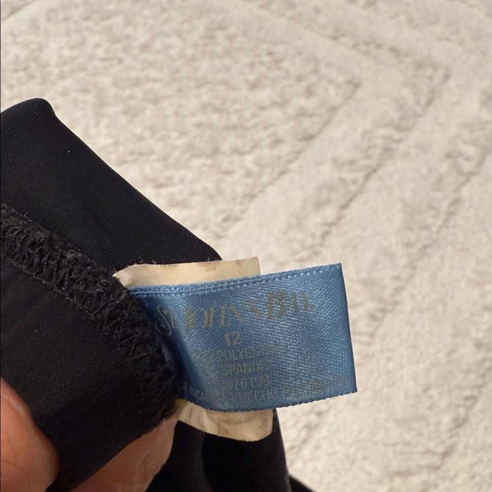 St. John’s Bay - Black bikini skirt/bottom - Size 12 - Picture 2 of 5
